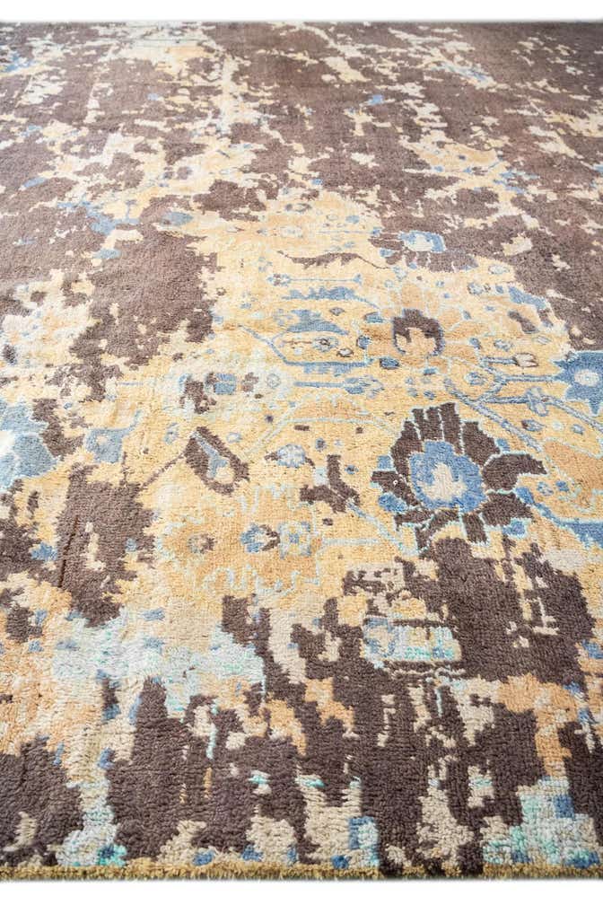 12' 6 x 15' 4 Hand Knotted Darya Wool Rug