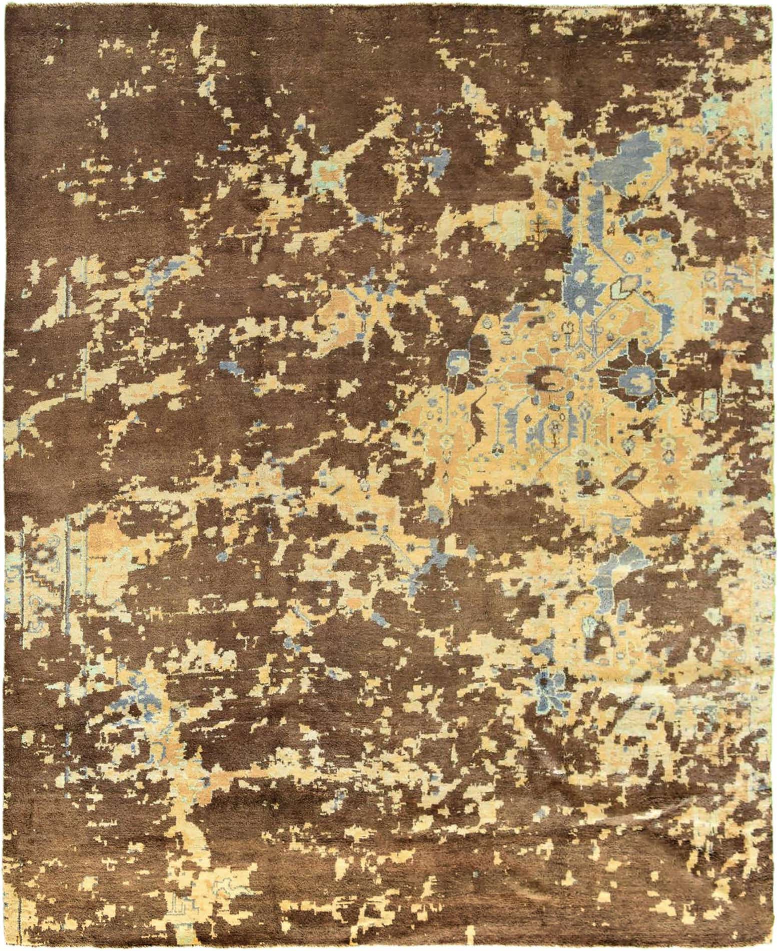 12' 6 x 15' 4 Hand Knotted Darya Wool Rug