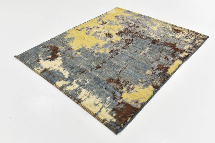 Detail image of 5' x 6' 1 Hand Knotted Darya Wool Rug