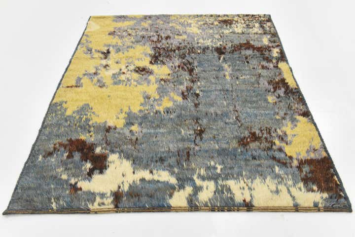 5' x 6' 1 Hand Knotted Darya Wool Rug