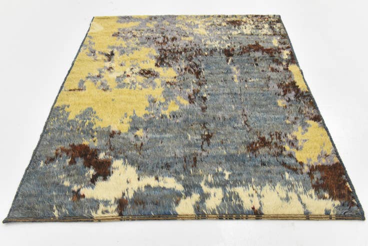 Detail image of 5' x 6' 1 Hand Knotted Darya Wool Rug