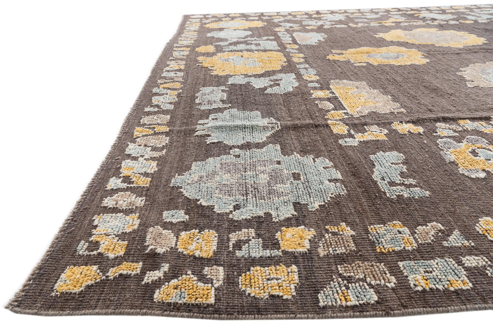 10' x 14' 6 Hand Knotted Darya Wool Rug
