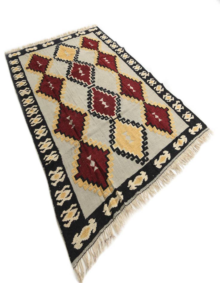 Detail image of 7' 10 x 10' 7 Hand Knotted Darya Wool Rug