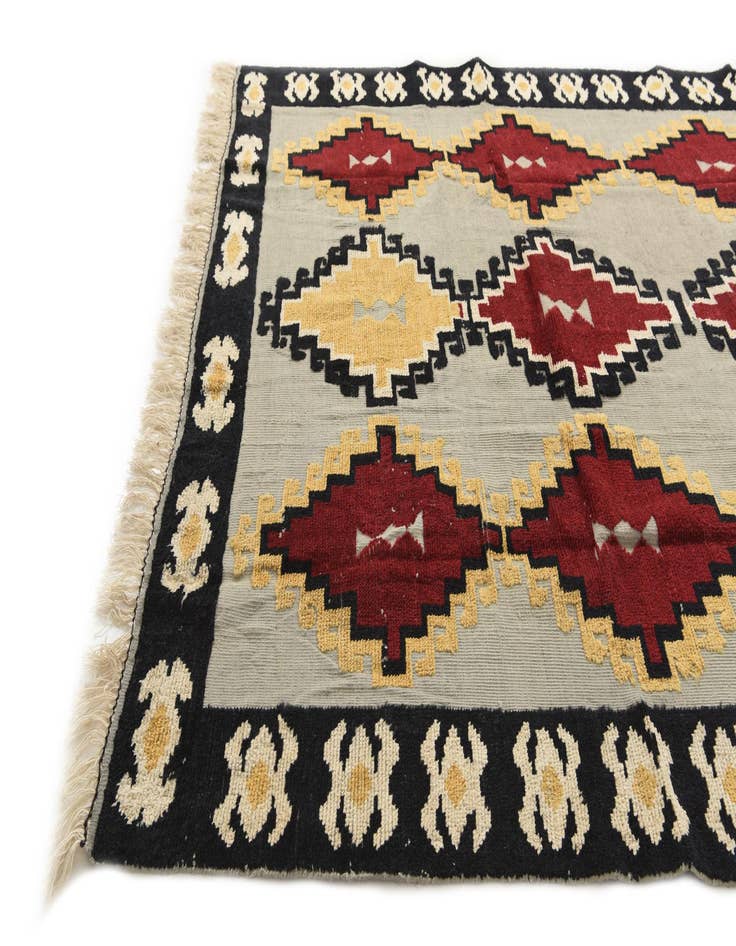Detail image of 7' 10 x 10' 7 Hand Knotted Darya Wool Rug