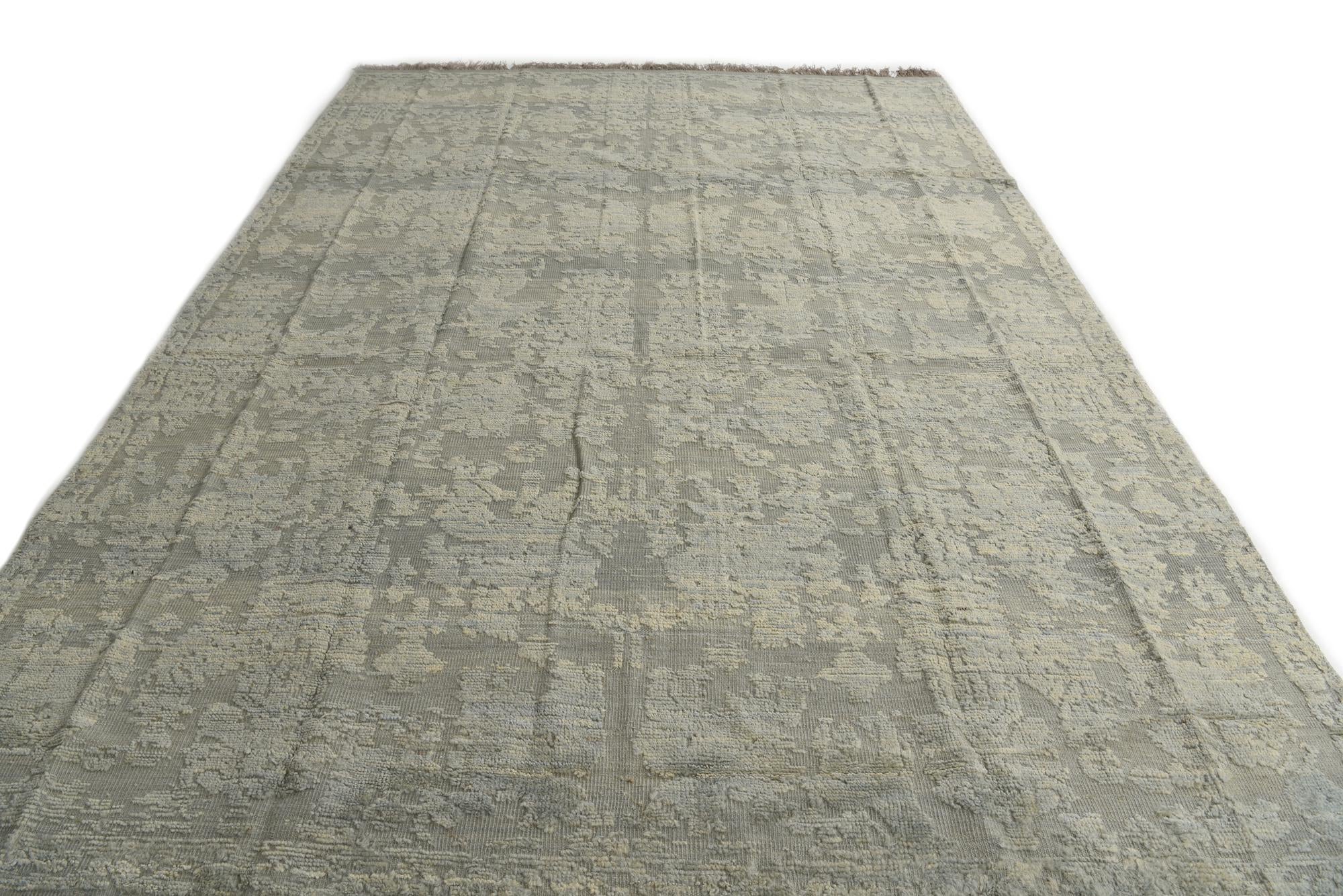 9' x 12' 5 Hand Knotted Darya Wool Rug