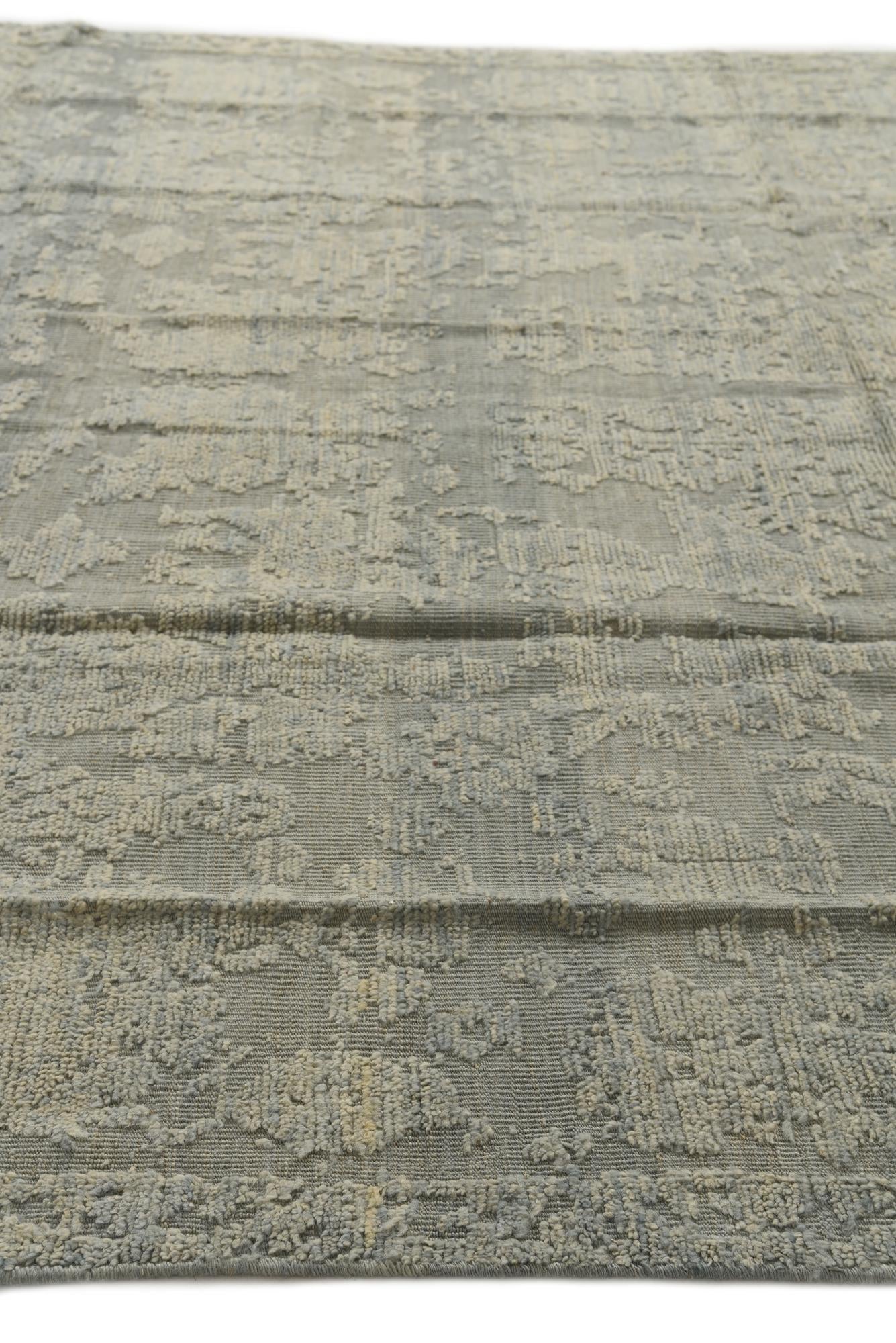 9' x 12' 5 Hand Knotted Darya Wool Rug