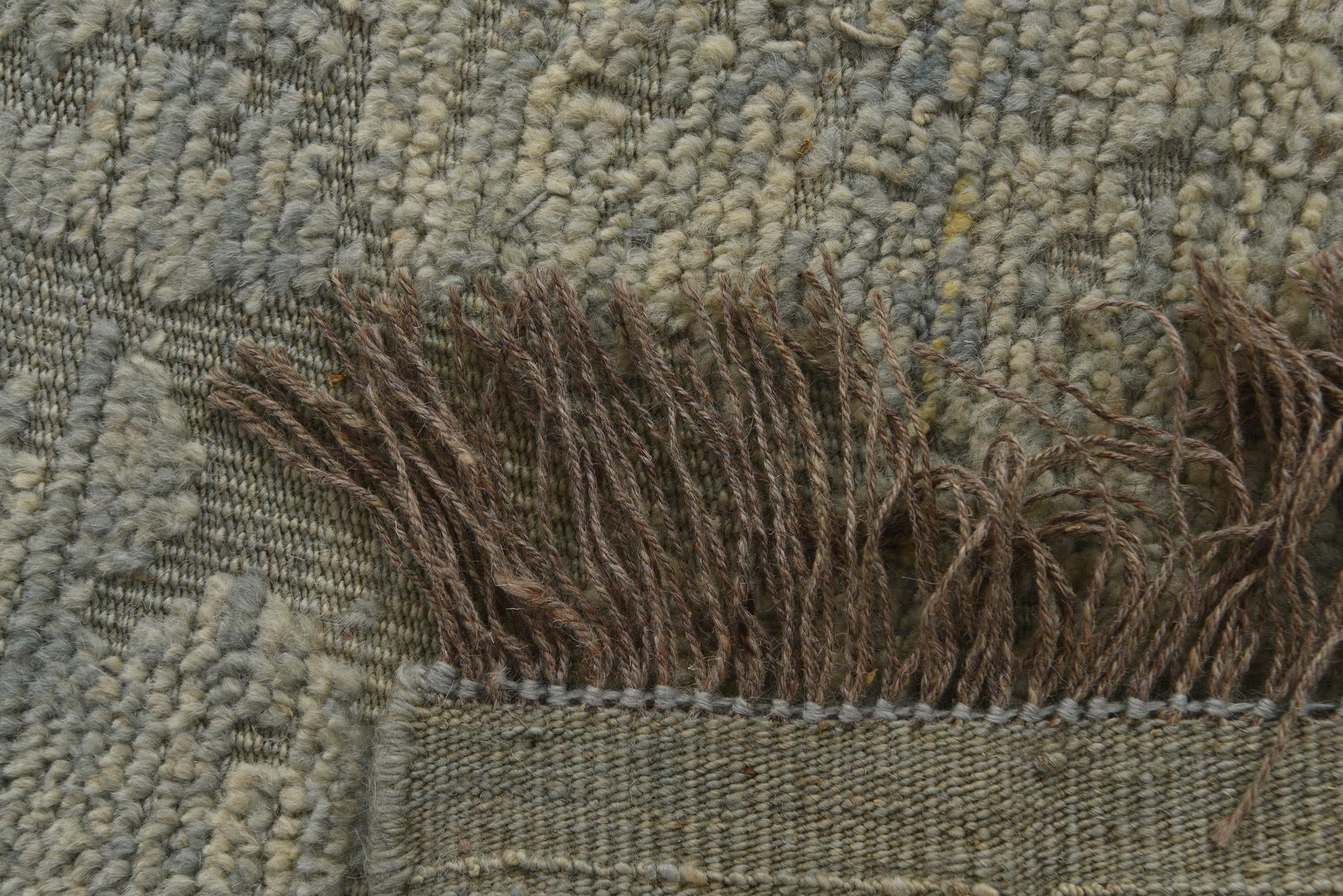 9' x 12' 5 Hand Knotted Darya Wool Rug