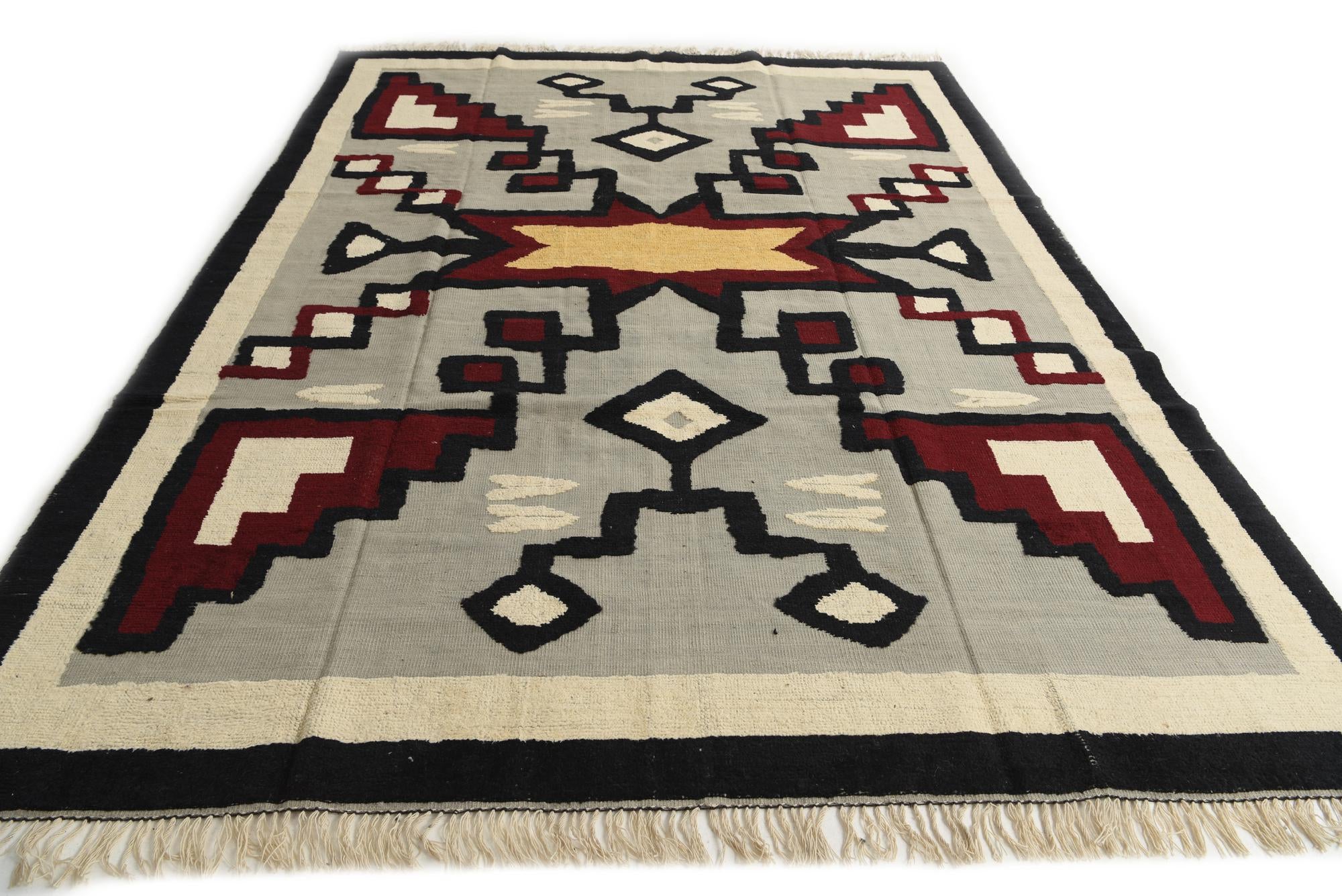 8' 7 x 12' Hand Knotted Darya Wool Rug
