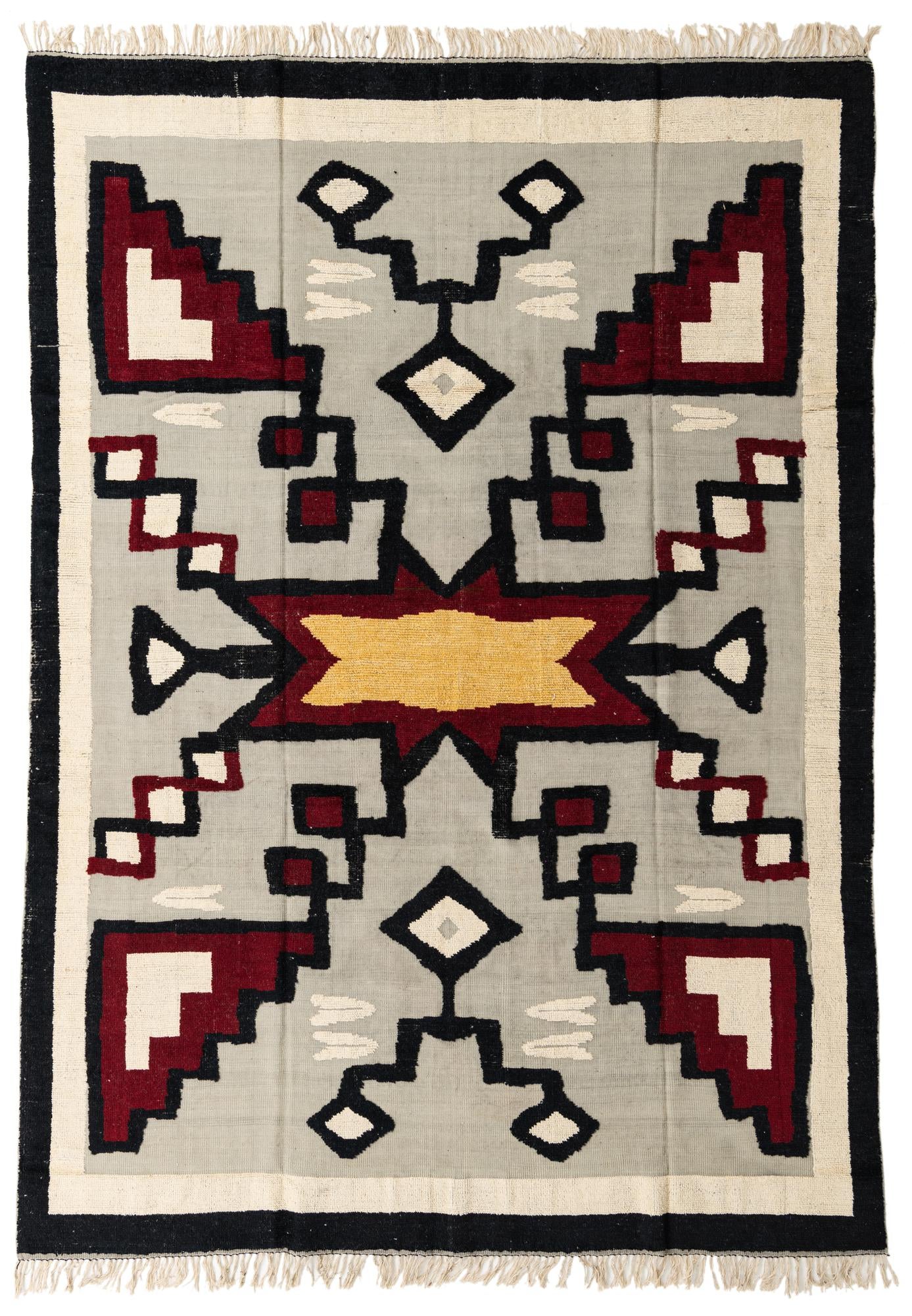 8' 7 x 12' Hand Knotted Darya Wool Rug
