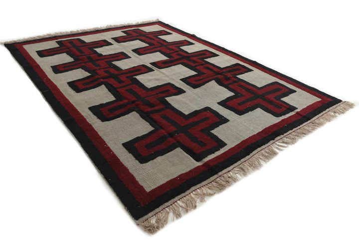 8' 1 x 10' 7 Hand Knotted Darya Wool Rug
