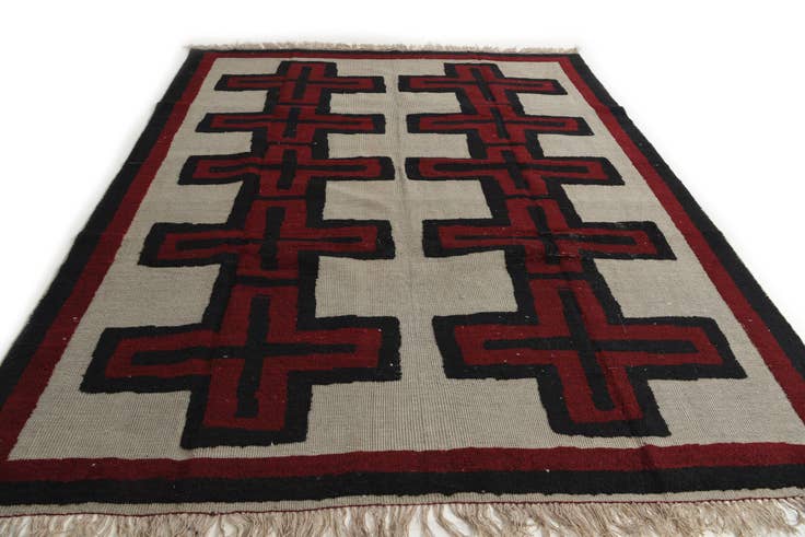 Detail image of 8' 1 x 10' 7 Hand Knotted Darya Wool Rug