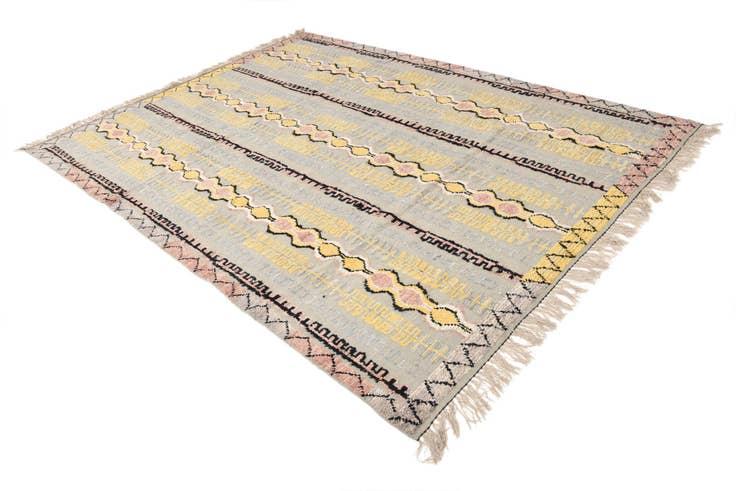 Detail image of 7' 10 x 10' 5 Hand Knotted Darya Wool Rug