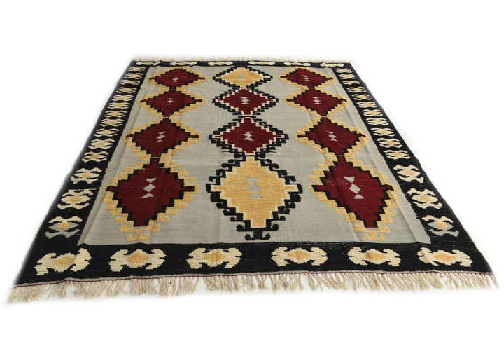 8' 2 x 9' 5 Hand Knotted Darya Wool Rug