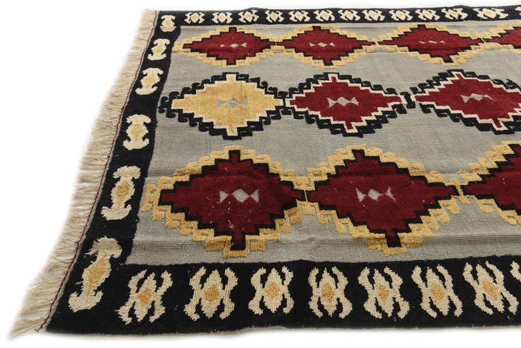 Detail image of 8' 2 x 9' 5 Hand Knotted Darya Wool Rug