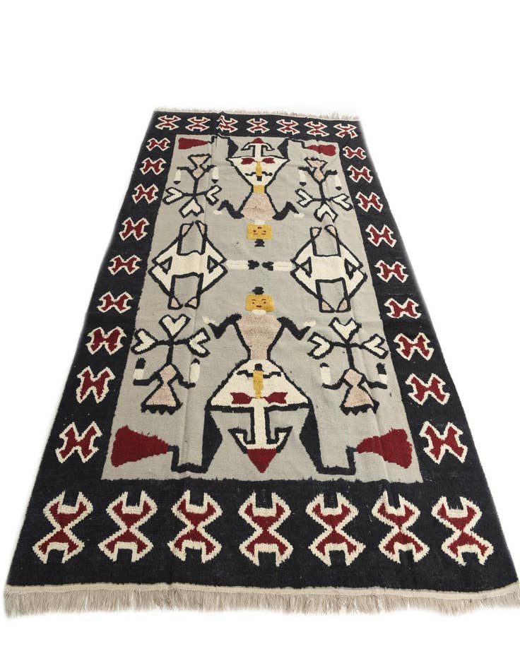Detail image of 8' x 10' 4 Hand Knotted Darya Wool Rug
