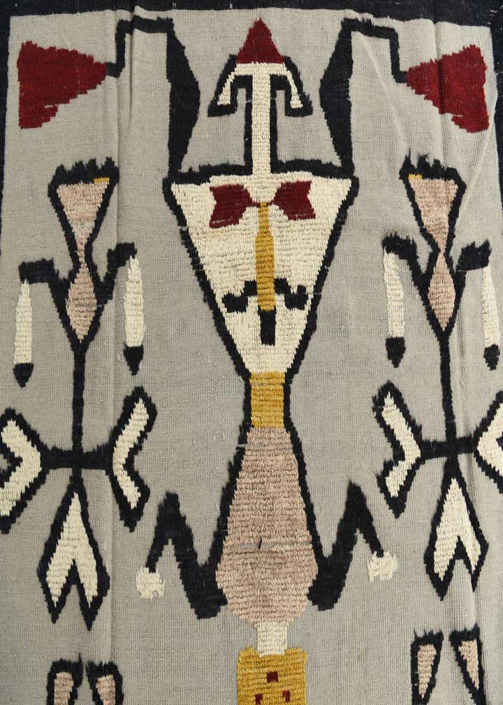8' x 10' 4 Hand Knotted Darya Wool Rug
