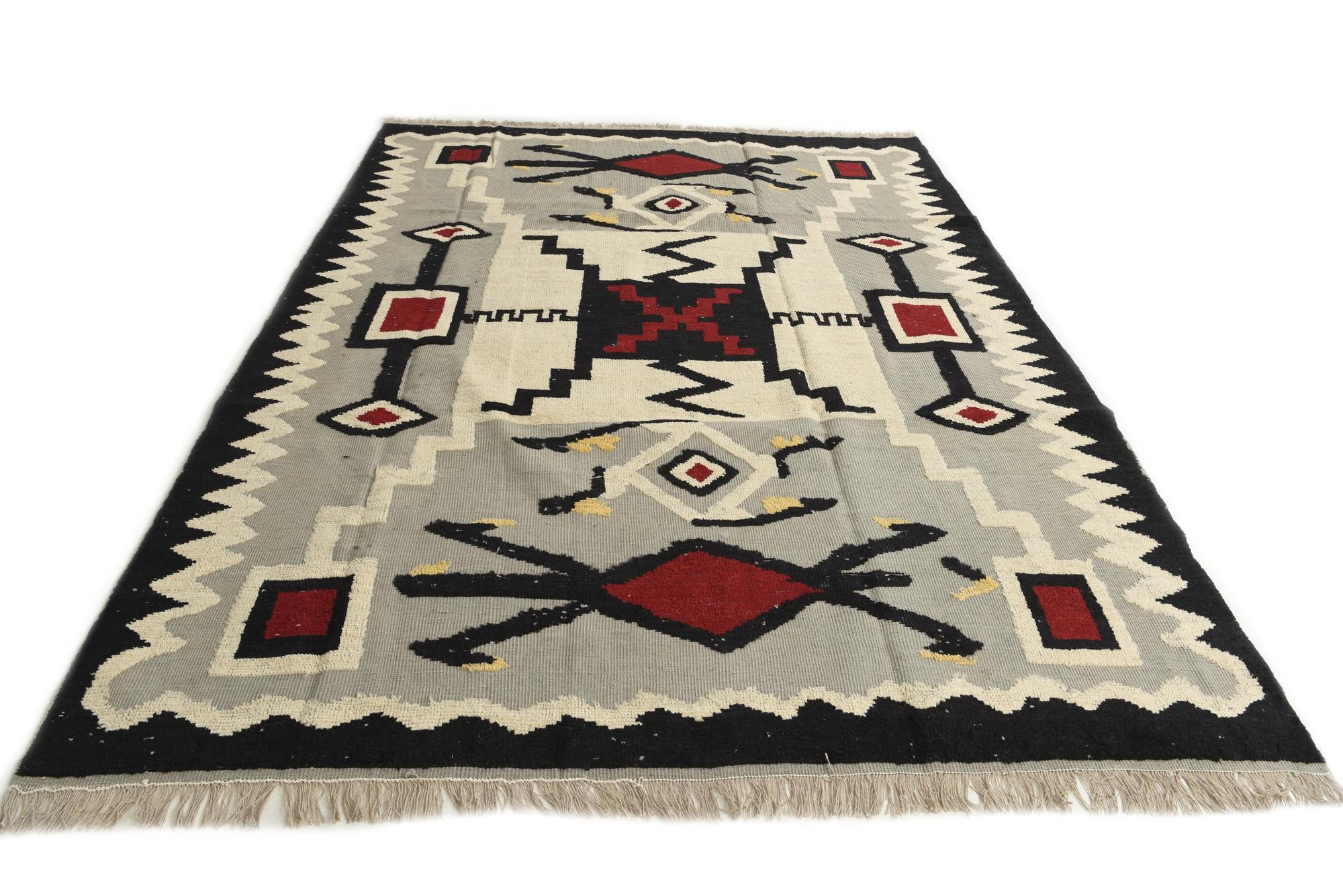 8' x 10' 8 Hand Knotted Darya Wool Rug