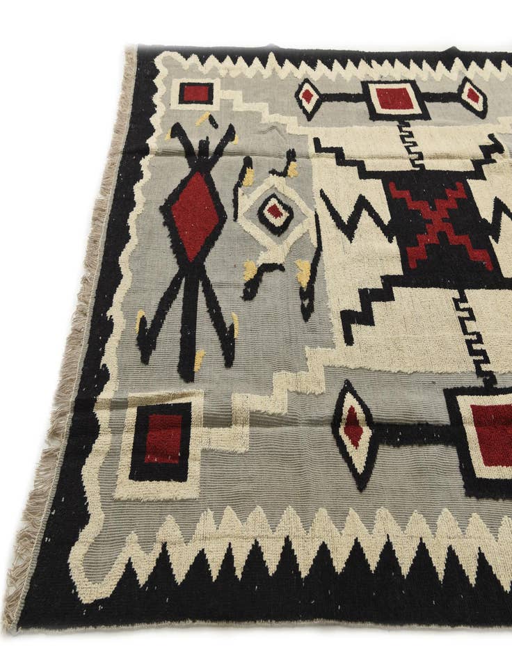 Detail image of 8' x 10' 8  Hand Knotted Darya Wool Rug