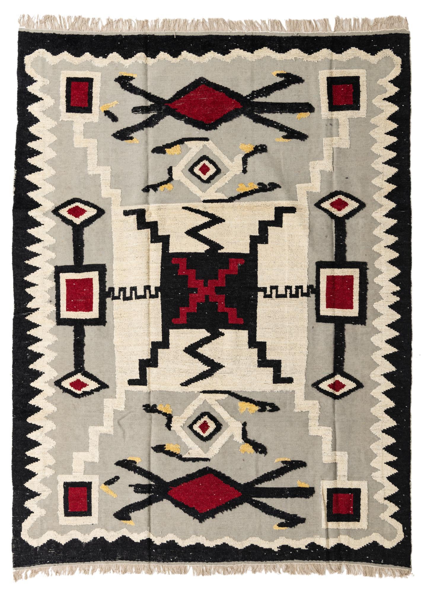 8' x 10' 8 Hand Knotted Darya Wool Rug