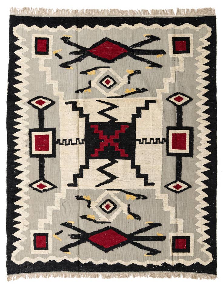 Detail image of 8' x 10' 8 Hand Knotted Darya Wool Rug