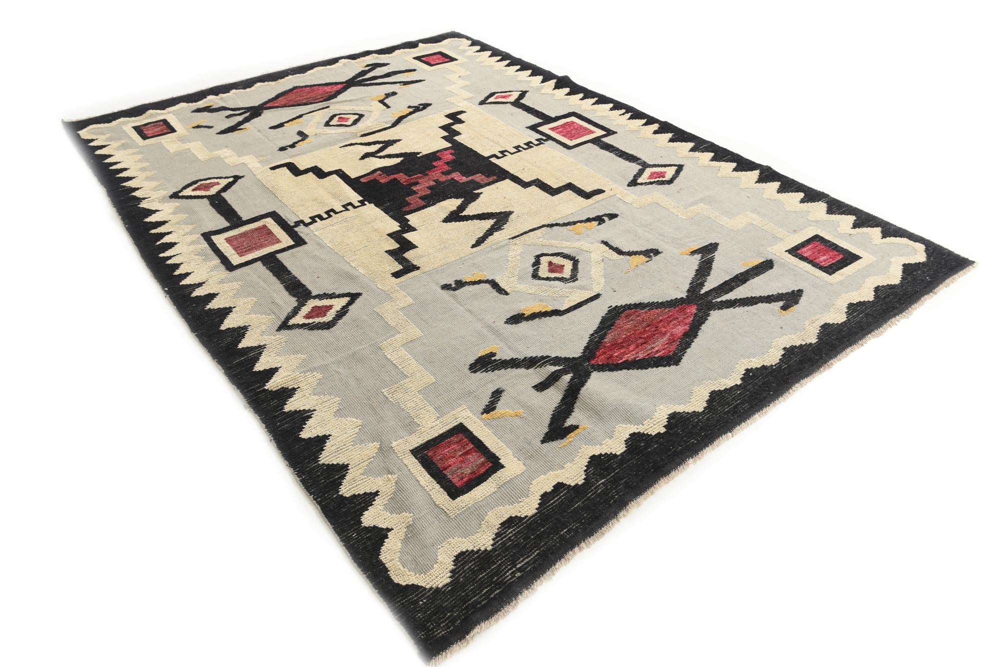 7' 10 x 10' 10 Hand Knotted Darya Wool Rug