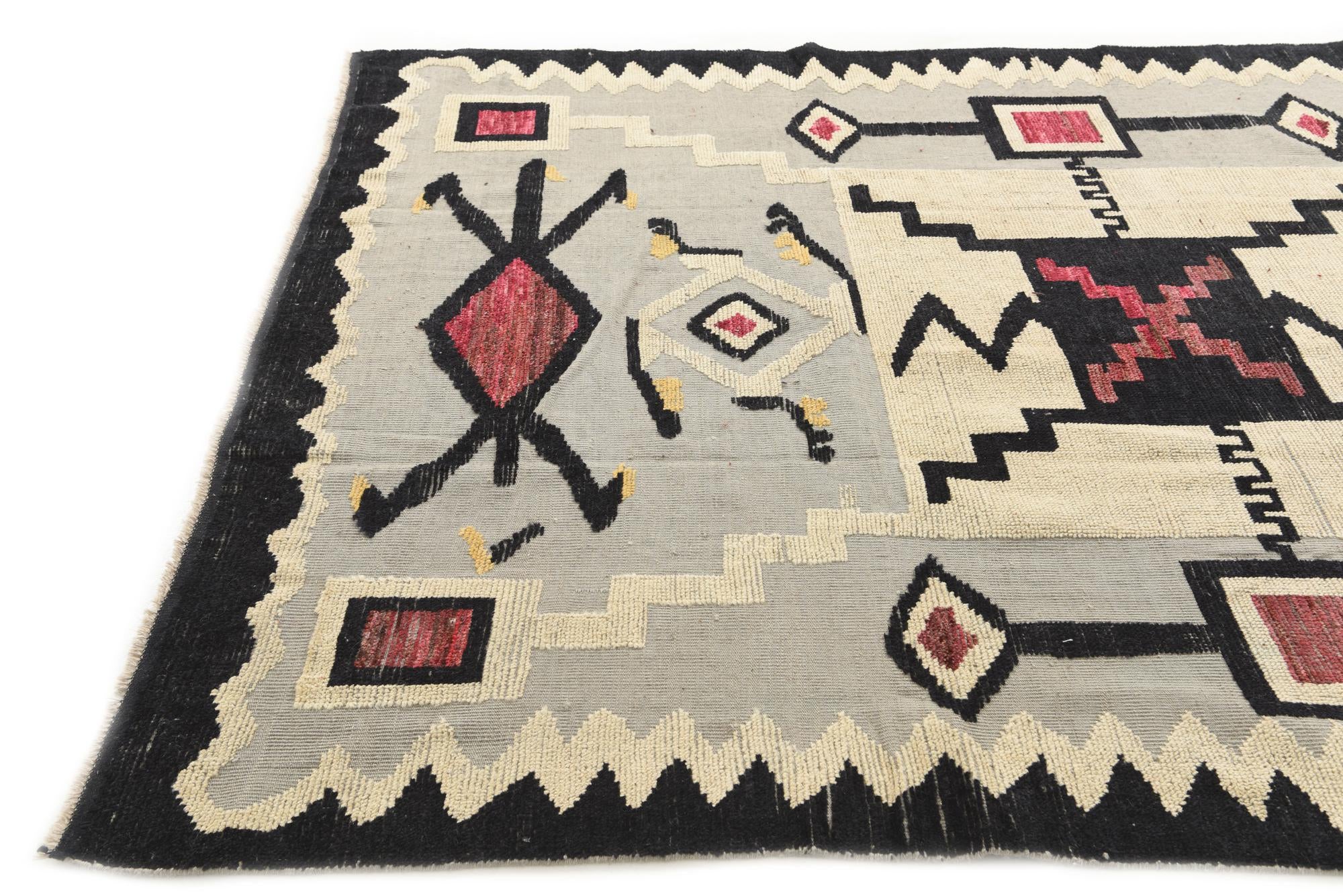 7' 10 x 10' 10 Hand Knotted Darya Wool Rug