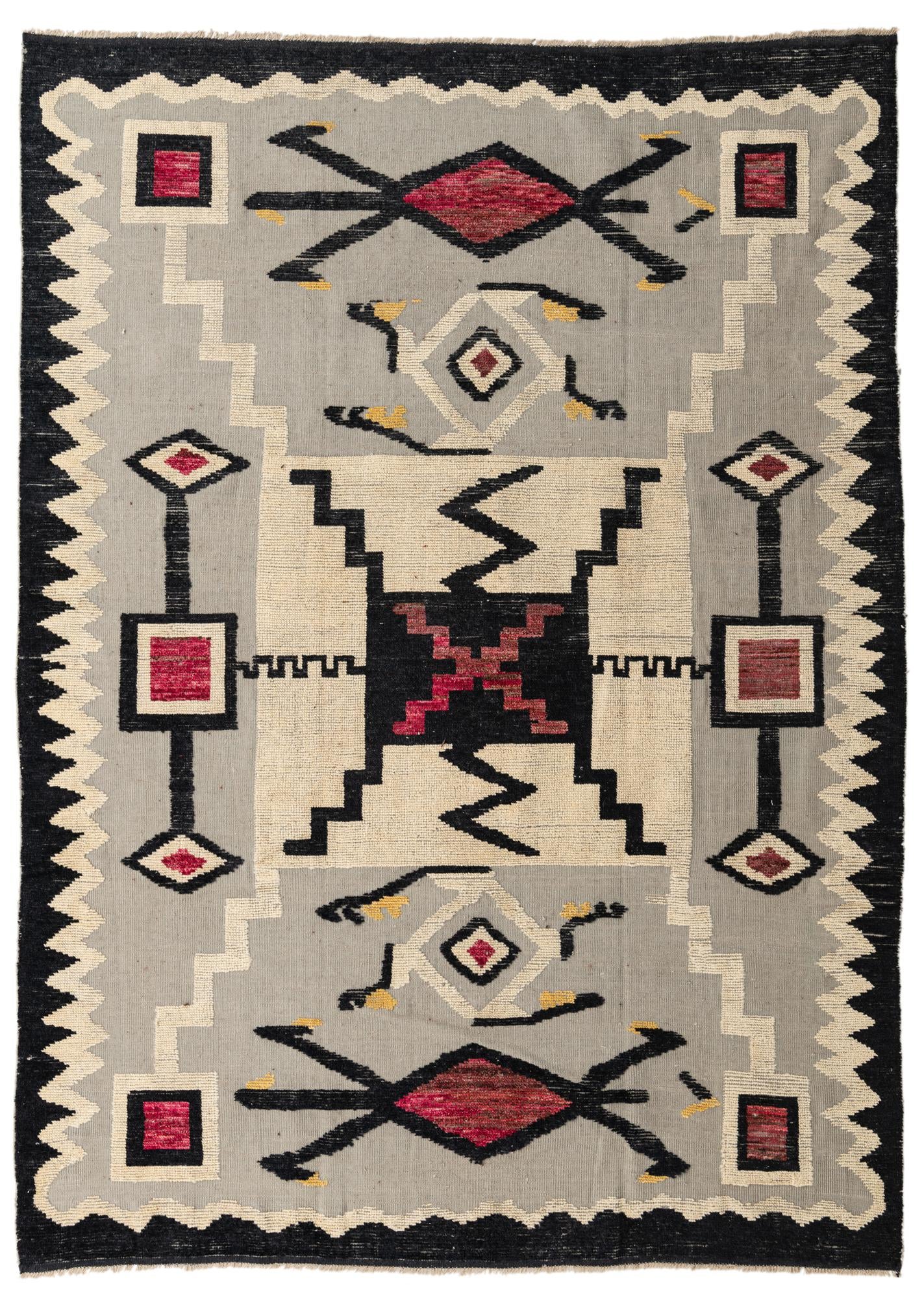 7' 10 x 10' 10 Hand Knotted Darya Wool Rug