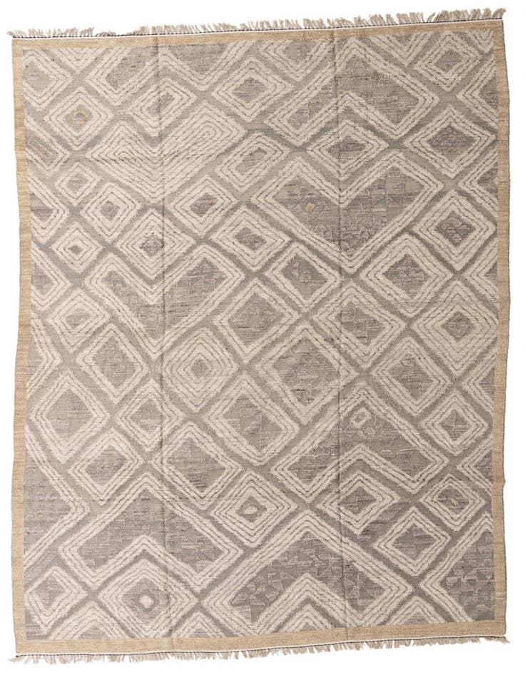 Detail image of 10' 5 x 15' Hand Knotted Darya Wool Rug
