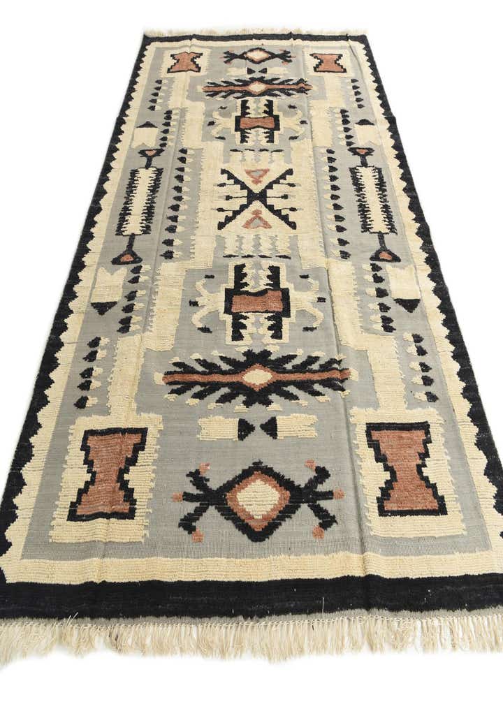 8' x 10' 6 Hand Knotted Darya Wool Rug