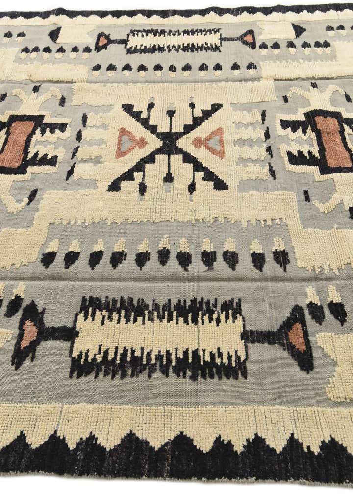 8' x 10' 6 Hand Knotted Darya Wool Rug