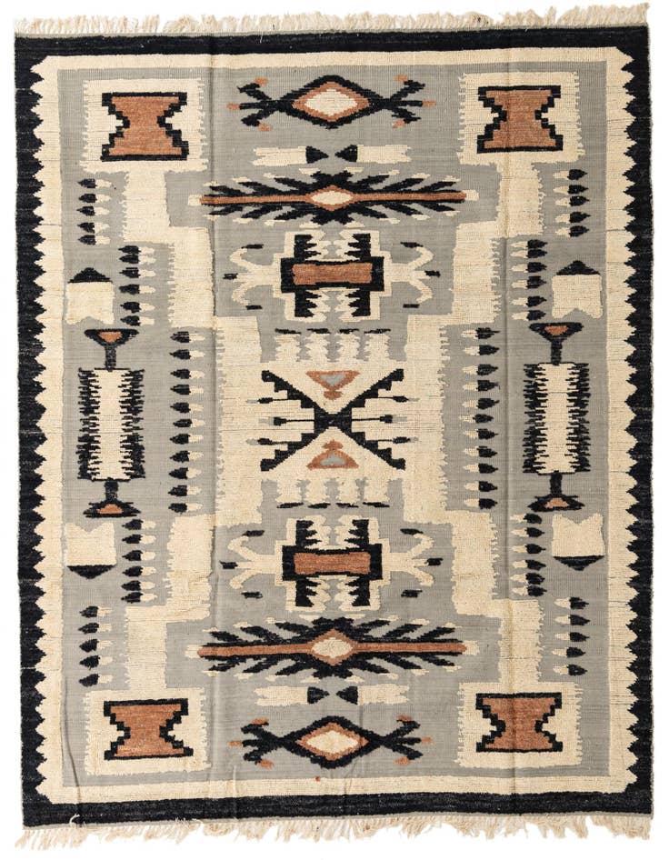 Detail image of 8' x 10' 6 Hand Knotted Darya Wool Rug