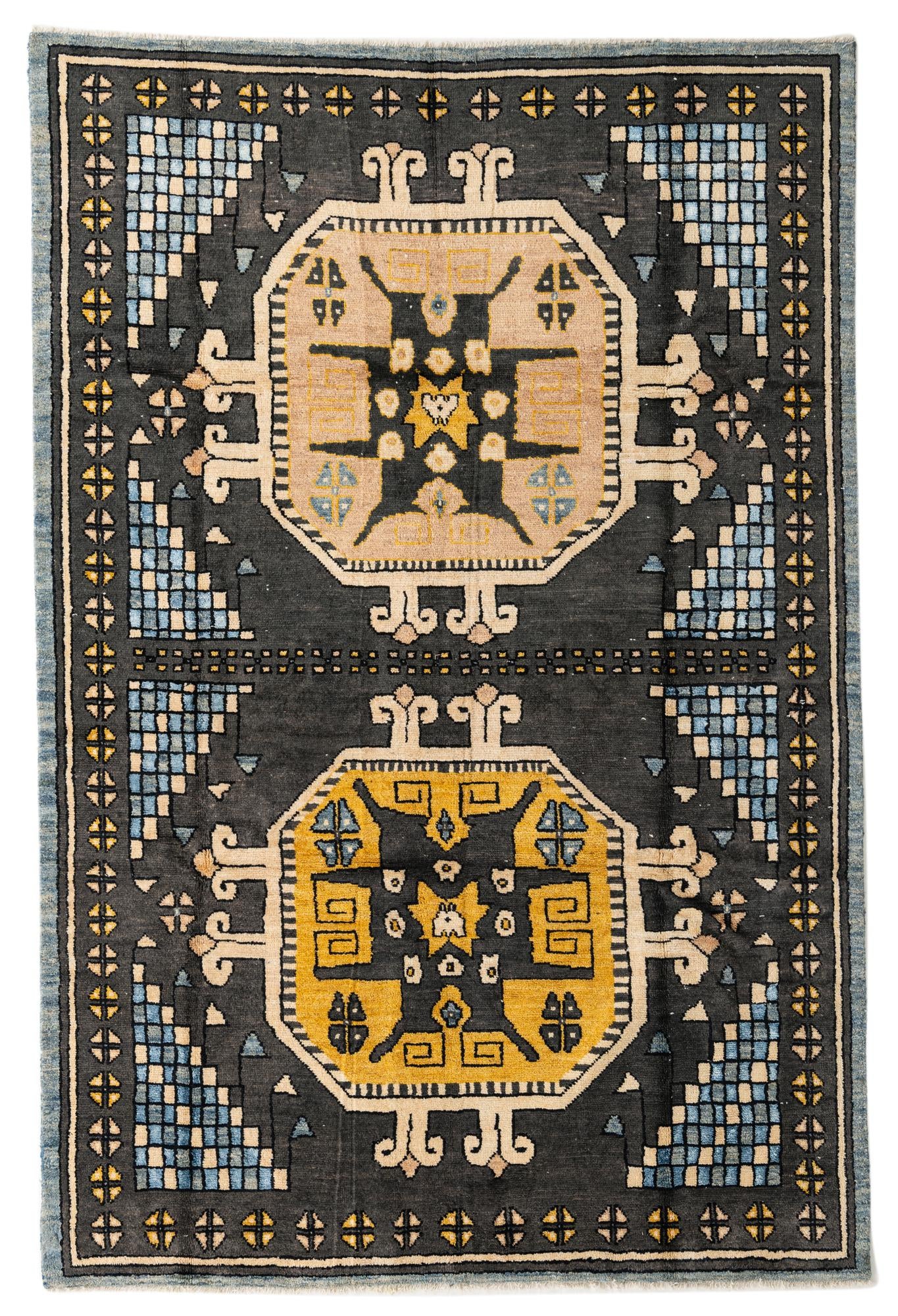 6' 7 x 9' 10 Hand Knotted Darya Rug