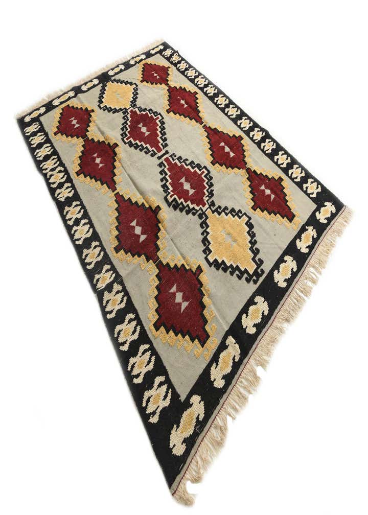 8' x 10' 4 Hand Knotted Darya Wool Rug