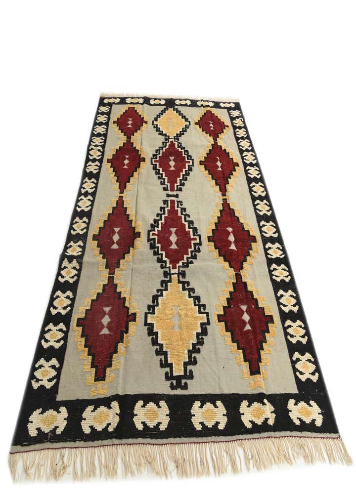 8' x 10' 4 Hand Knotted Darya Wool Rug
