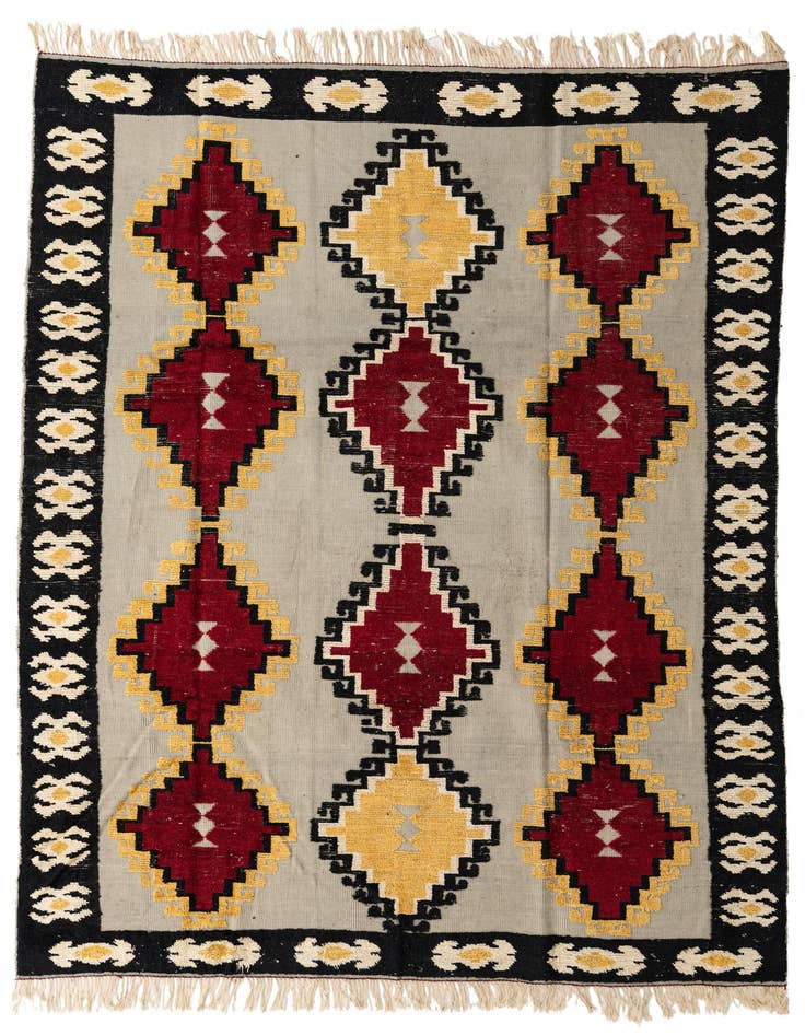 Detail image of 8' x 10' 4 Hand Knotted Darya Wool Rug