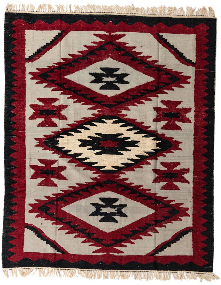 Detail image of 8' x 10' 4 Hand Knotted Darya Wool Rug