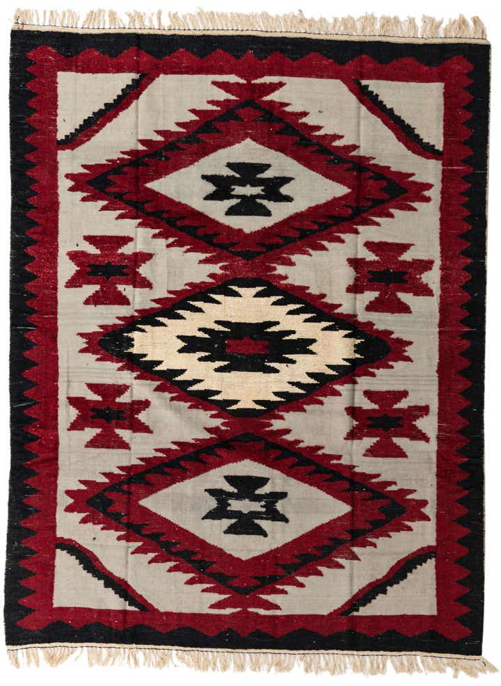 8' x 10' 4 Hand Knotted Darya Wool Rug