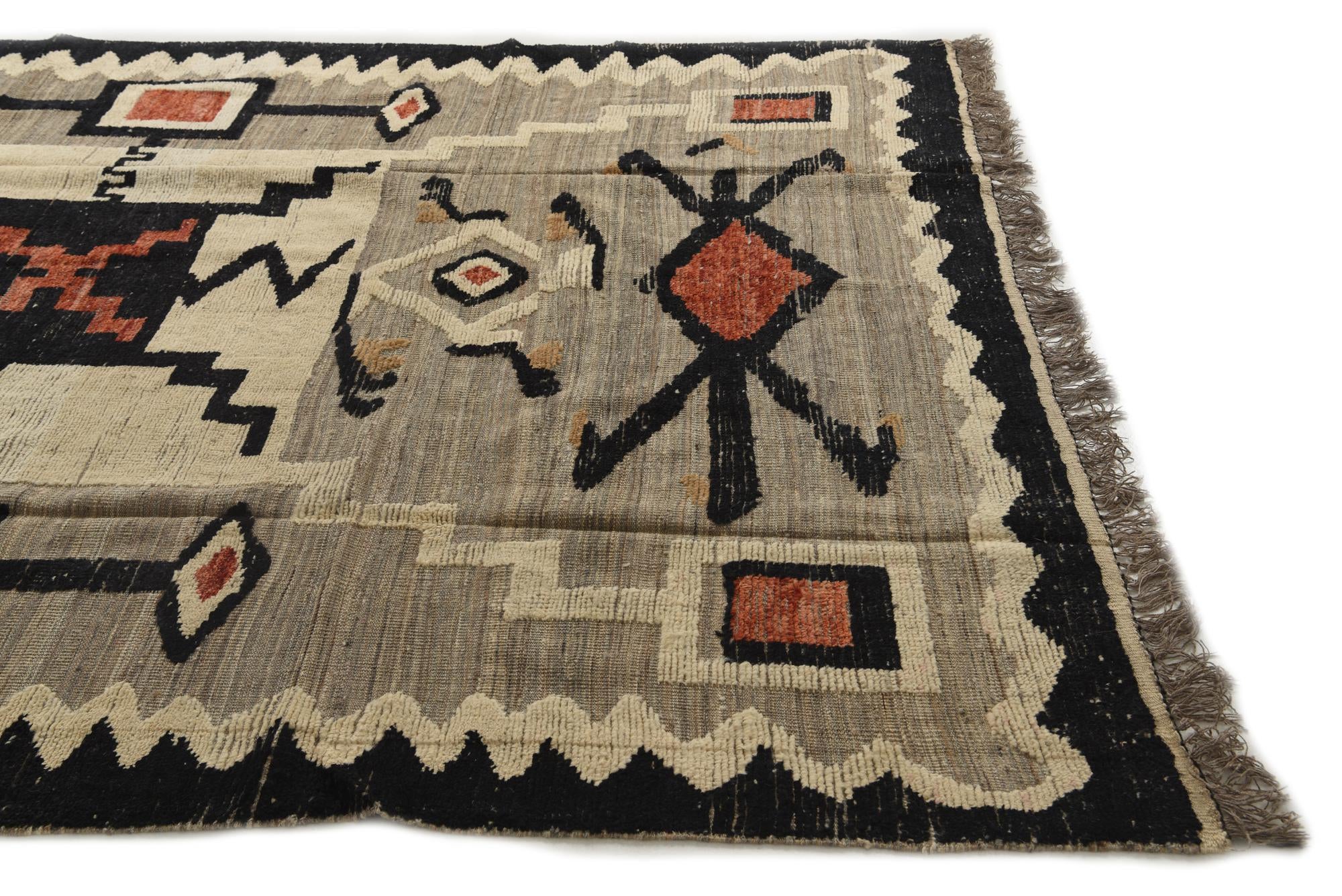 7' 10 x 11' 2 Hand Knotted Darya Wool Rug