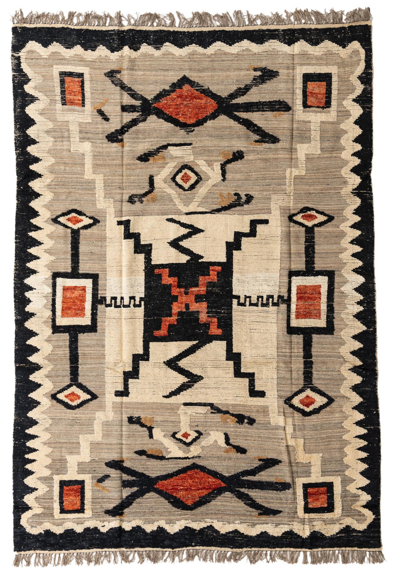7' 10 x 11' 2 Hand Knotted Darya Wool Rug