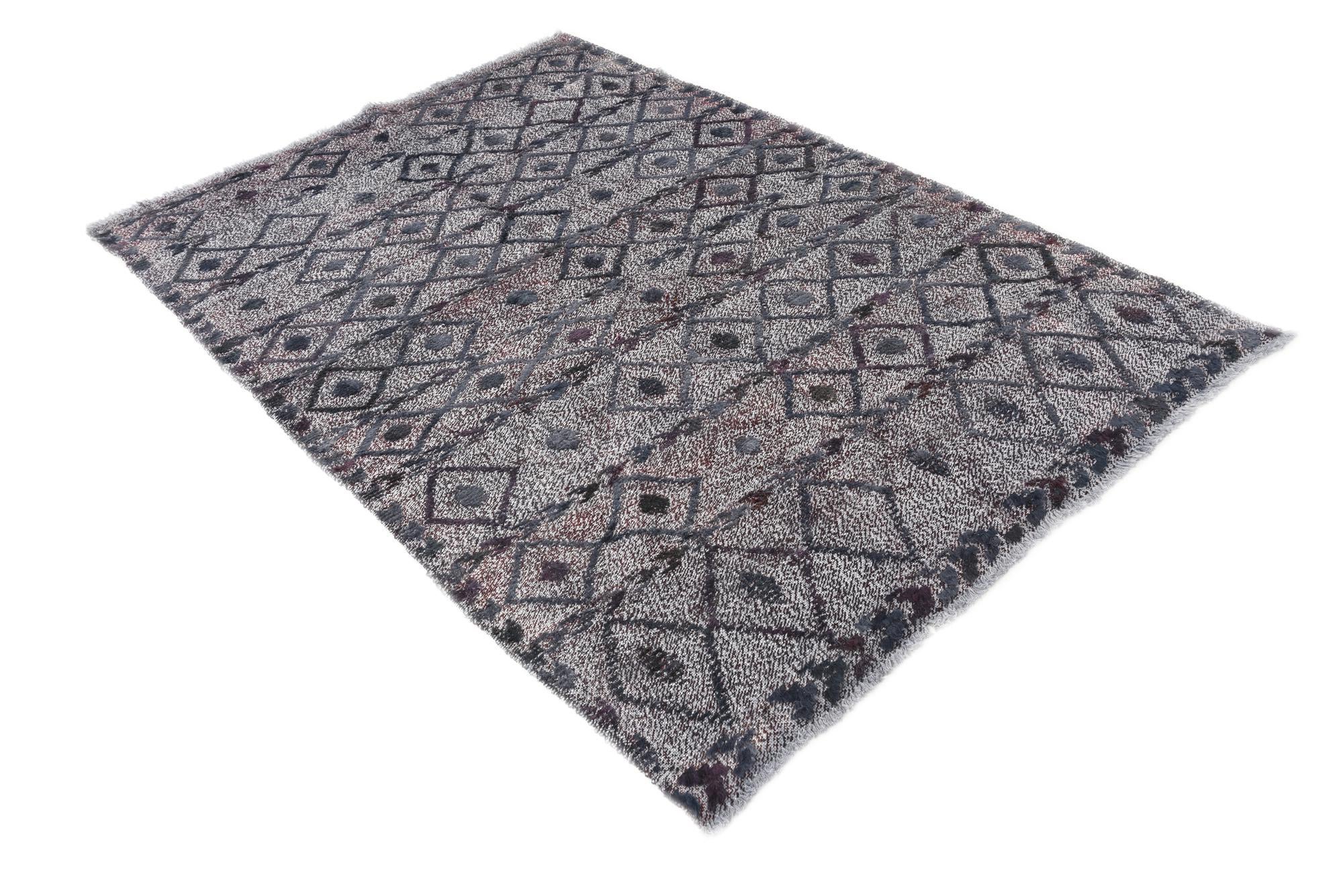 4' 4 x 6' 8 Hand Knotted Darya Wool Rug