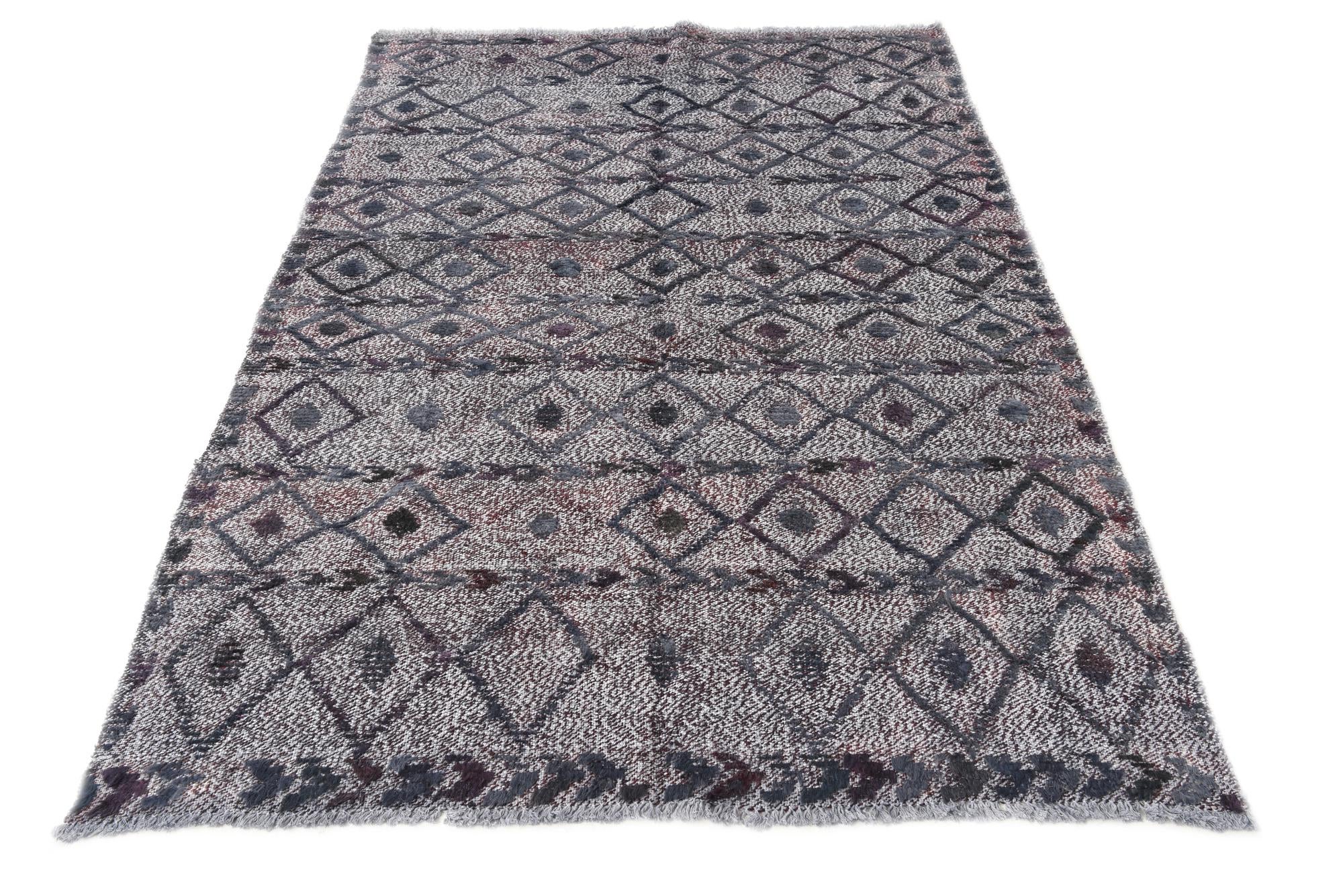 4' 4 x 6' 8 Hand Knotted Darya Wool Rug