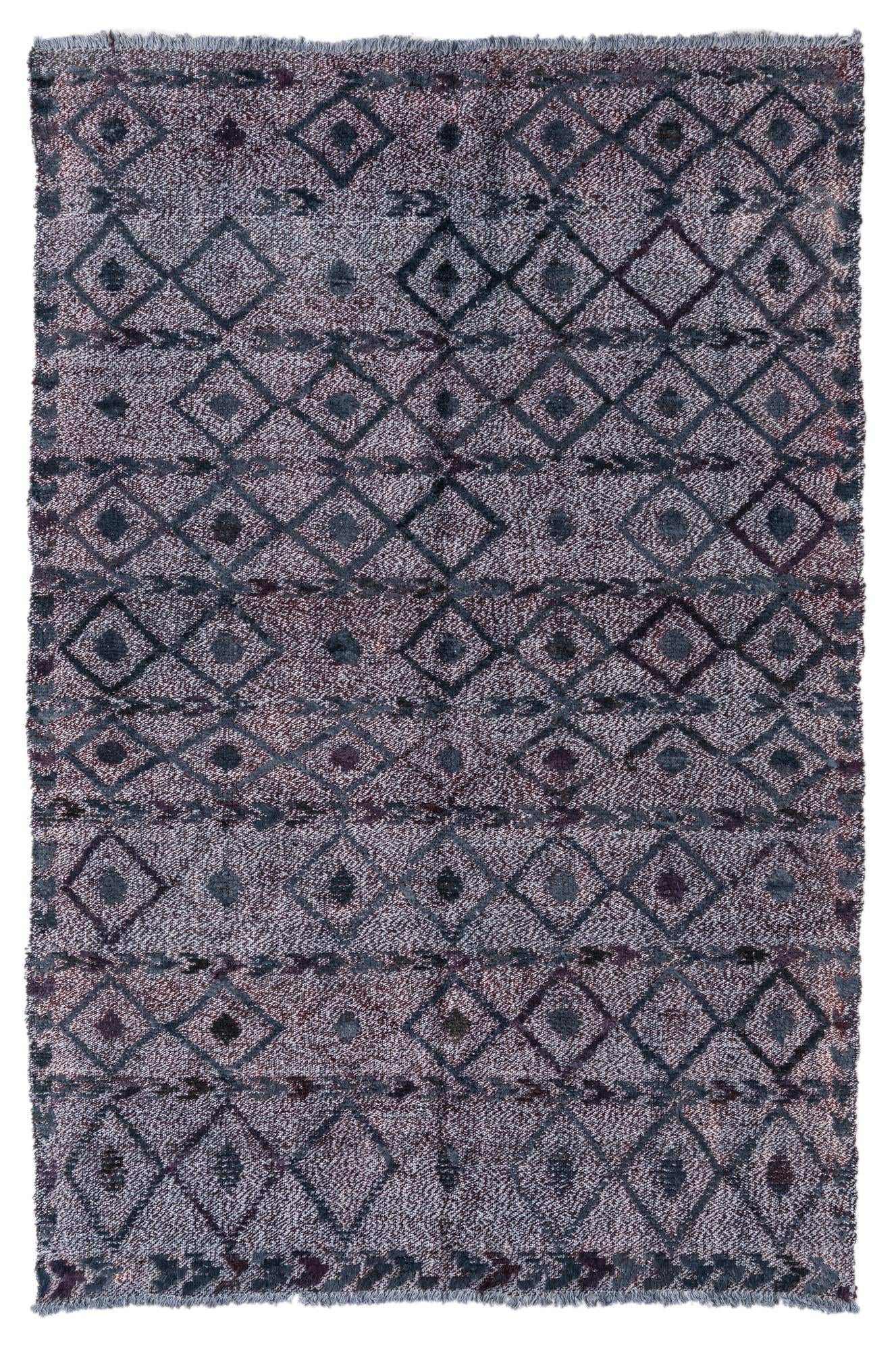 4' 4 x 6' 8 Hand Knotted Darya Wool Rug