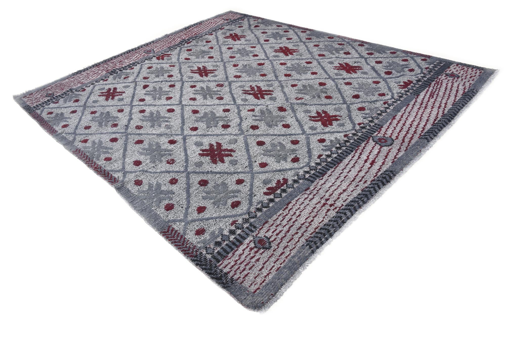 8' 4 x 10' Hand Knotted Darya Wool Rug