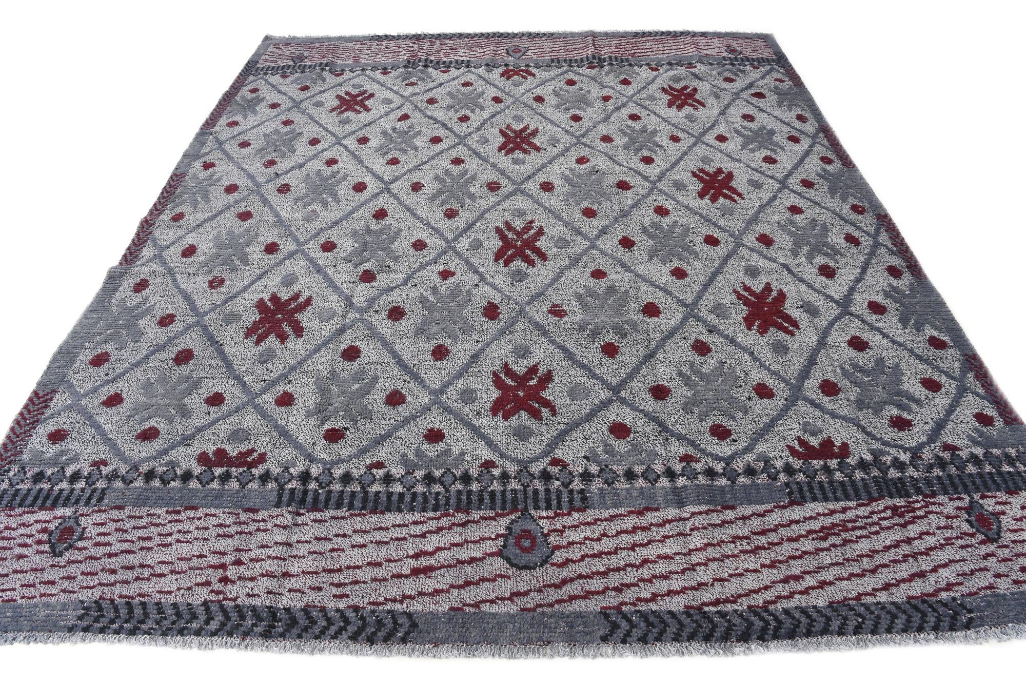 8' 4 x 10' Hand Knotted Darya Wool Rug