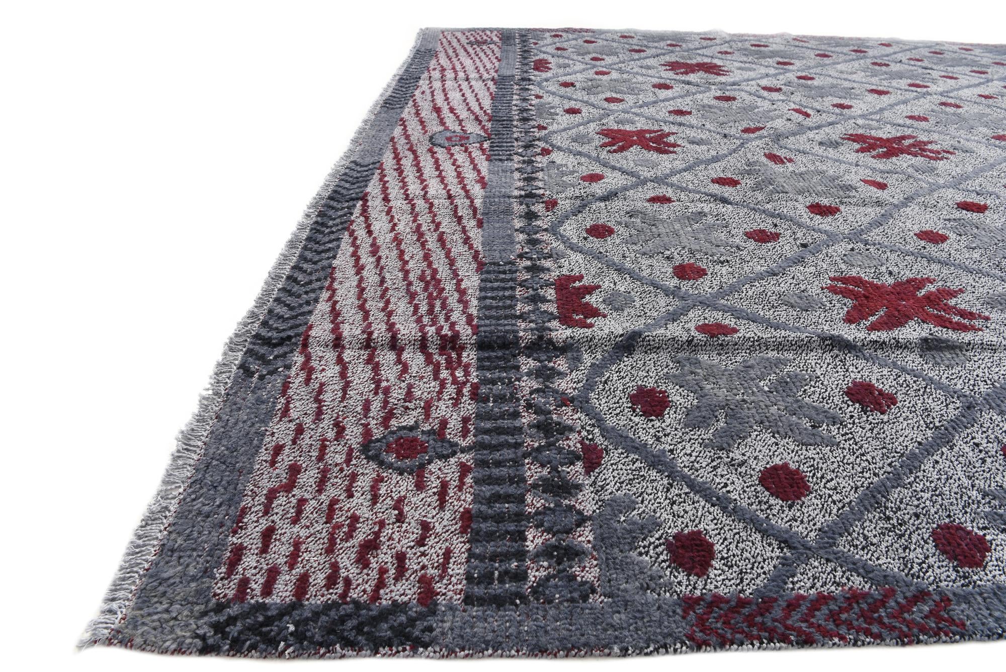 8' 4 x 10' Hand Knotted Darya Wool Rug