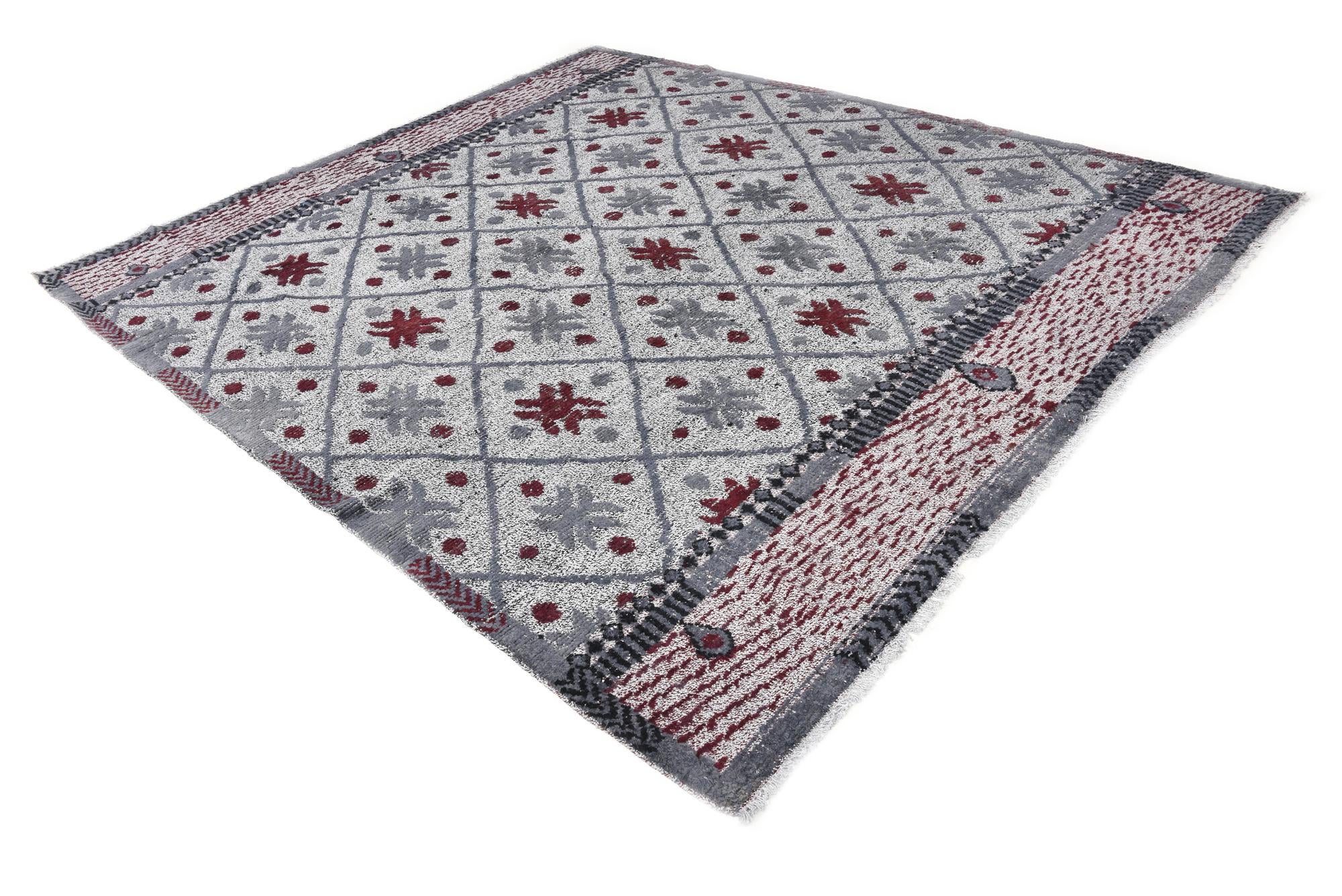 8' 5 x 10' Hand Knotted Darya Wool Rug