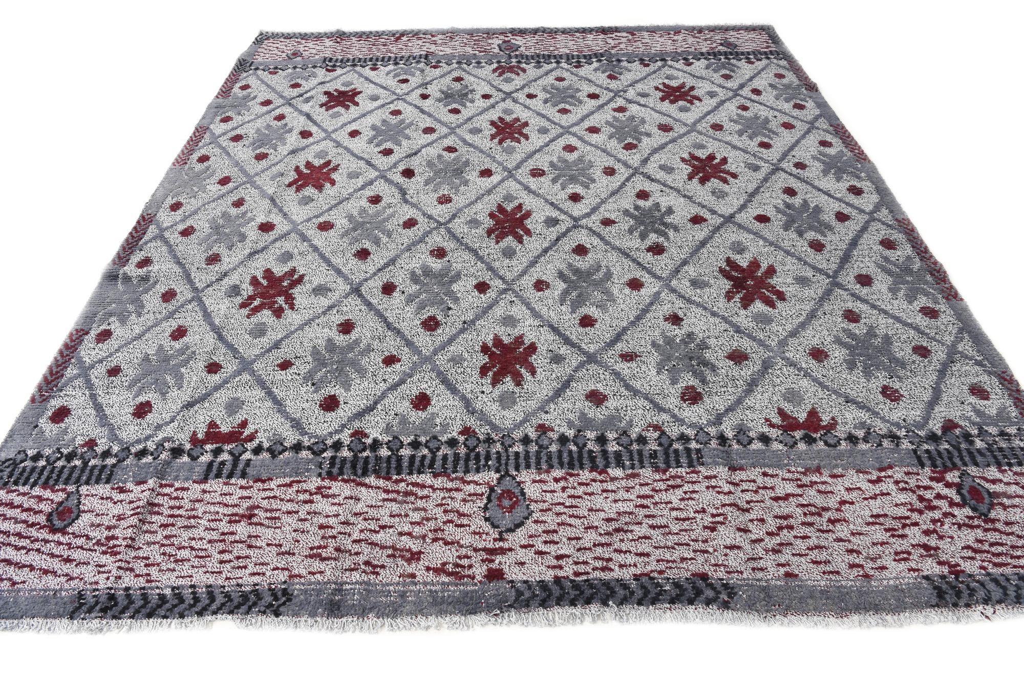 8' 5 x 10' Hand Knotted Darya Wool Rug