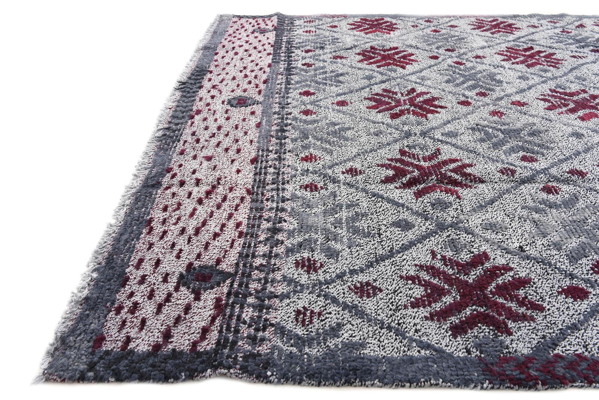 5' 9 x 8' 1 Hand Knotted Darya Wool Rug