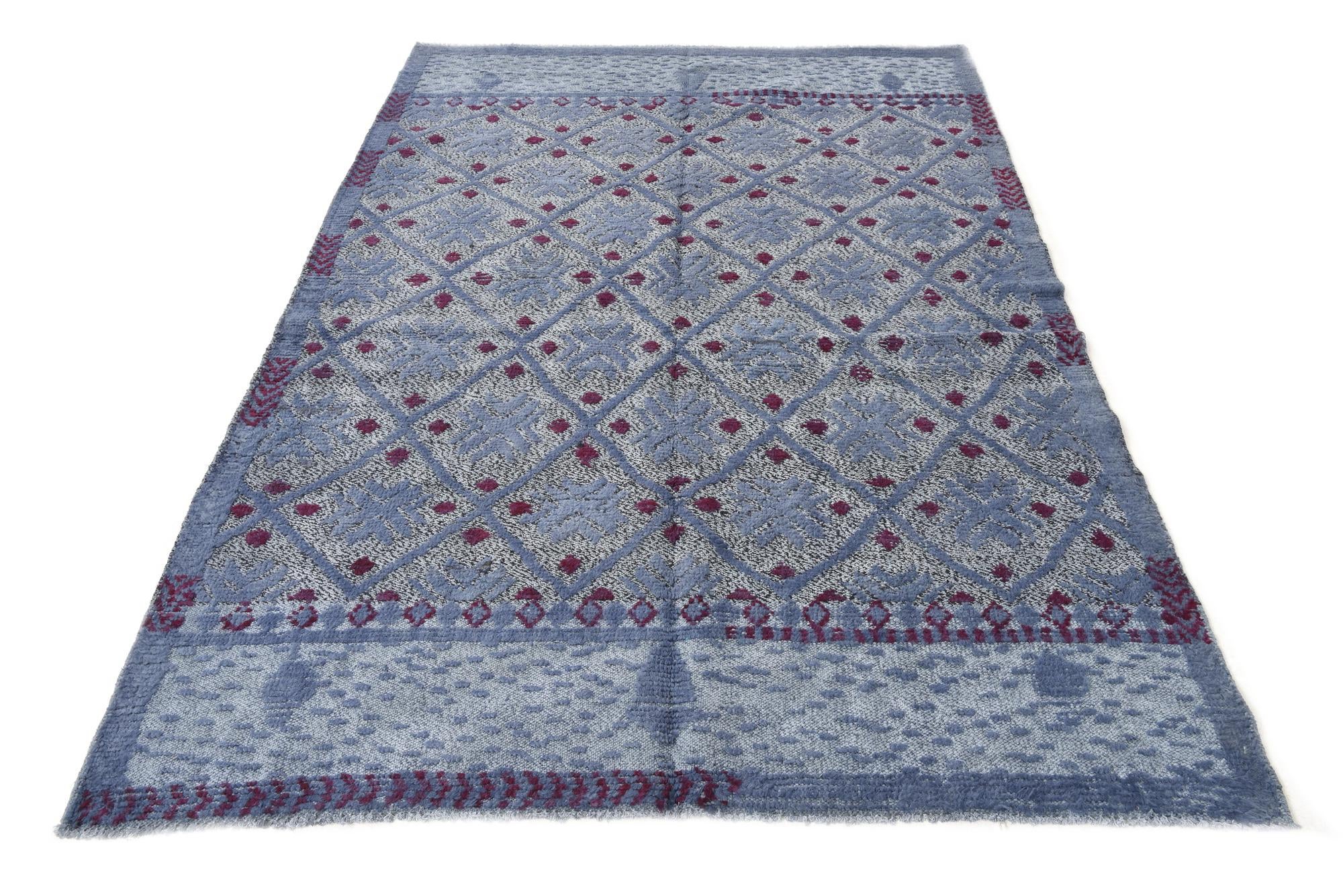 5' 6 x 8' 1 Hand Knotted Darya Wool Rug