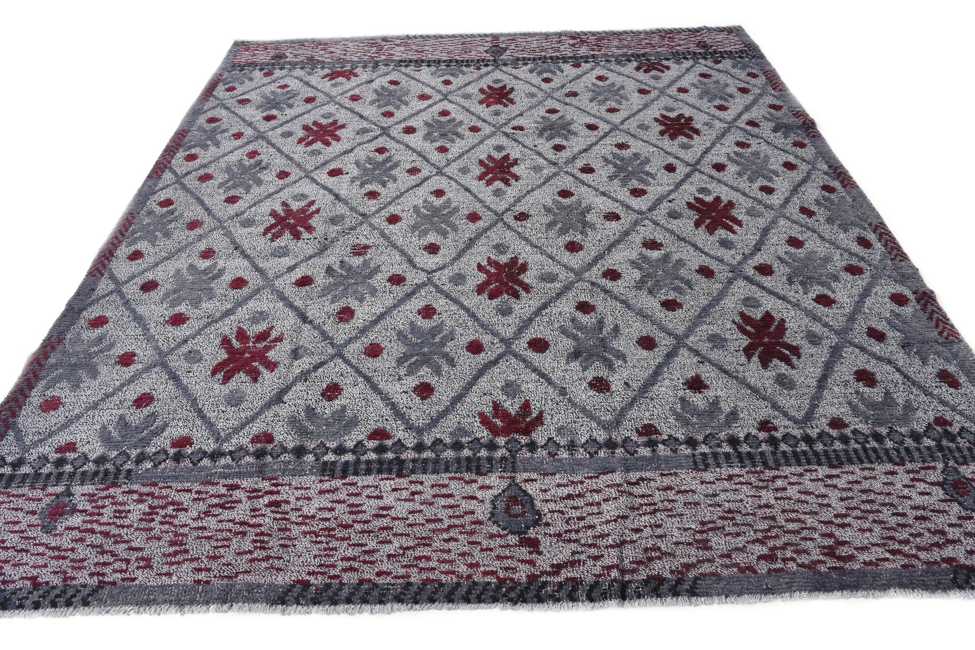 8' 6 x 9' 10 Hand Knotted Darya Wool Rug